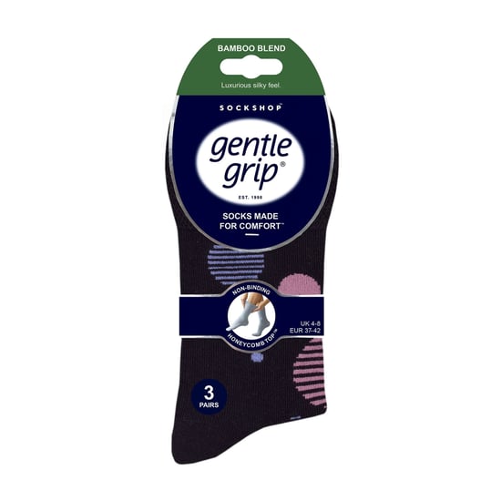 Lote de 6 calcetines de bambú sin elástico para mujer - Image 2