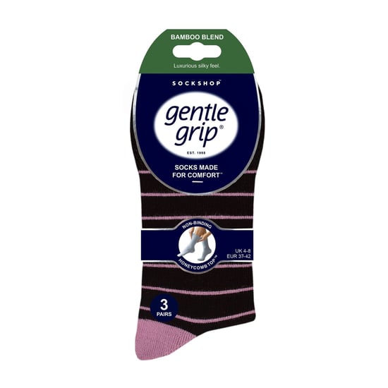 Lote de 6 calcetines de bambú sin elástico para mujer - Image 2