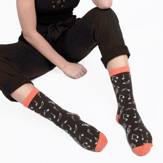 1 Lote de calcetines de bambú estampados para mujer - Image 4