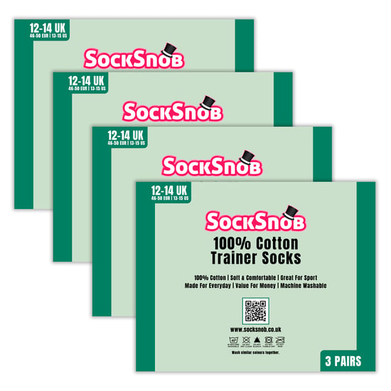 Lote de 12 calcetines 100% algodón para hombre - Image 2