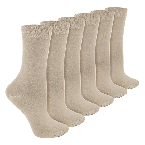 Pack de 6 calcetines de bambú y lana merina para mujer - Image 1