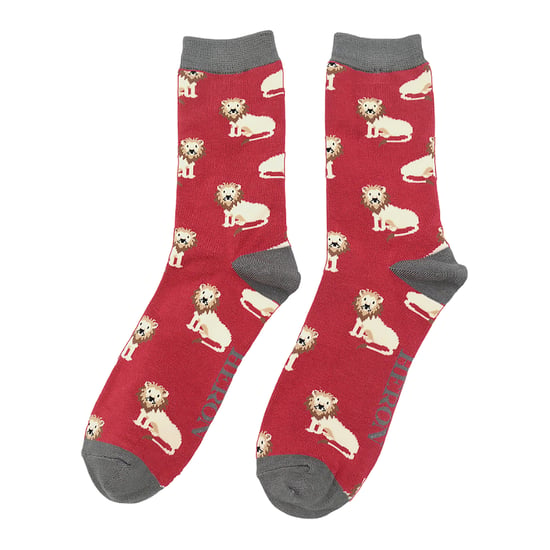 1 paquete de calcetines de bambú con estampado de animales para hombre - Image 4