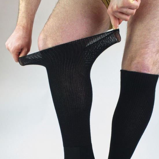 Paquete de 4 calcetines largos de bambú para diabéticos con puños para hombres y mujeres - Image 2