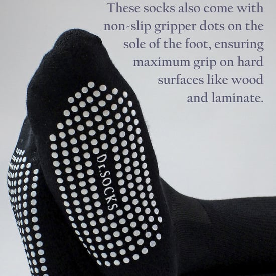 Paquete de 4 calcetines largos de bambú para diabéticos con puños para hombres y mujeres - Image 3