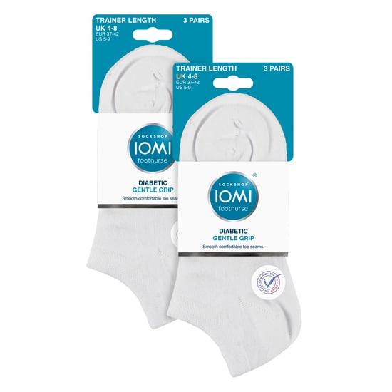 Pack de 6 Calcetines Diabéticos de Entrenamiento para Mujer | Calcetines Extra Anchos para Pies Hinchados - Image 2