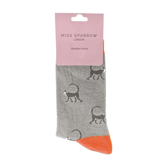 1 paquete de calcetines de bambú con estampado de animales para mujer - Image 2