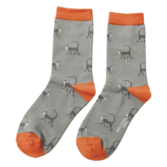 1 paquete de calcetines de bambú con estampado de animales para mujer - Image 4