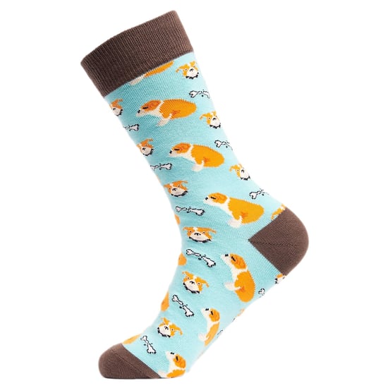 Perro Patrón Novedad Unisex Funny Calcetines de vestir - Image 2
