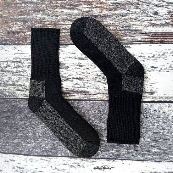 3 Pares Calcetines de Trabajo Diabéticos de Algodón Acolchados y Confortables para Hombre - Image 3
