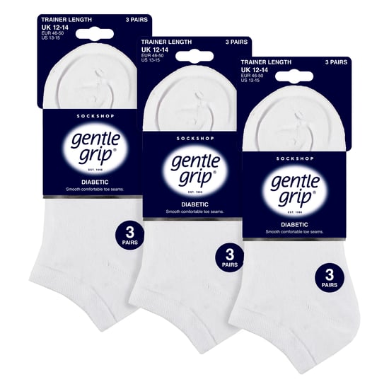 9 Pack Calcetines Diabéticos para Hombre, Calcetines Tobilleros Anchos para Pies Hinchados - Image 2