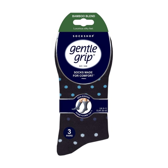 Lote de 6 calcetines de bambú sin elástico para hombre - Image 2