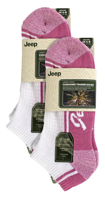 Pack de 6 calcetines de entrenamiento para mujer | Calcetines deportivos de corte bajo, transpirables y acolchados - Image 2