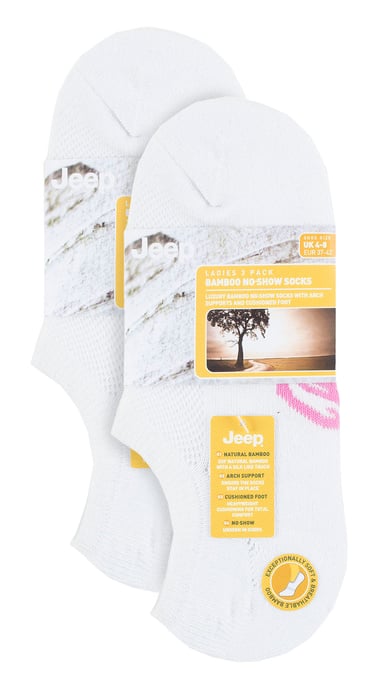 Pack de 6 Calcetines Invisibles de Bambú para Mujer con agarre en el talón - Image 2