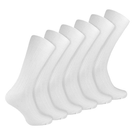 Calcetines de algodón de colores lisos de punto elástico para hombre - Image 1