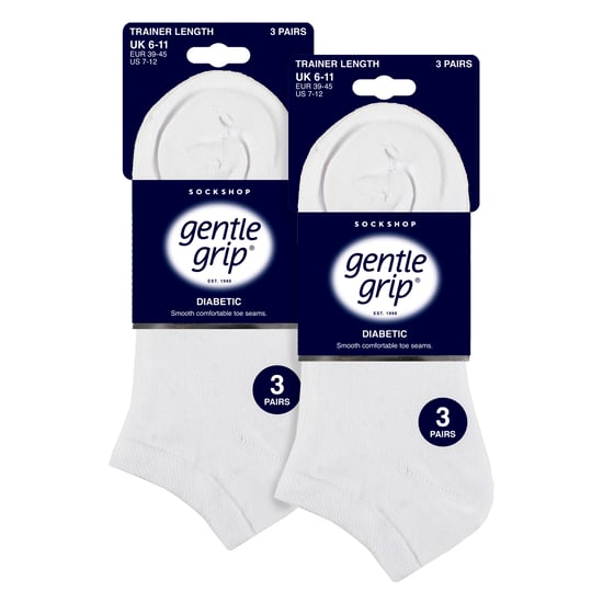 6 Pack Calcetines Diabéticos para Hombre | Loose Top Wide Ankle Socks - Image 2