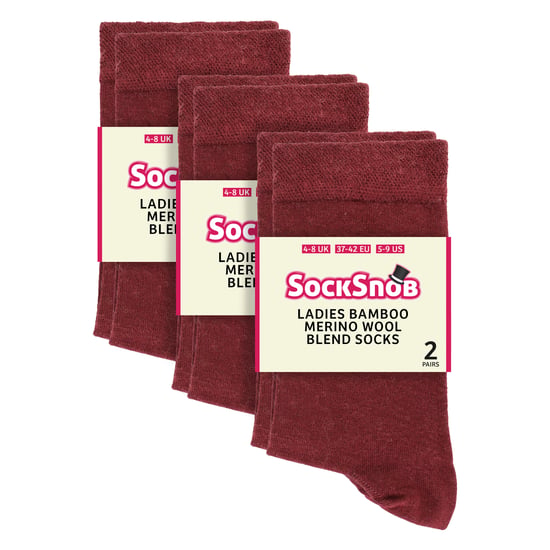 Pack de 6 calcetines de bambú y lana merina para mujer - Image 2