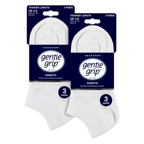 6 Pack Calcetines Diabéticos para Mujer | Calcetines Tobilleros Extra Anchos - Image 2