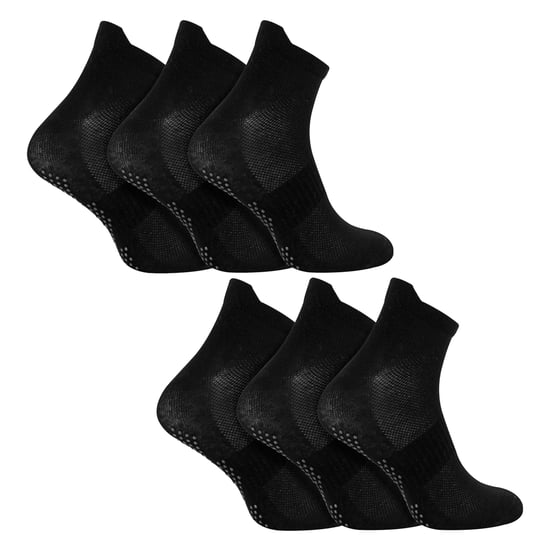 Pack de 6 calcetines antideslizantes de Yoga Pilates para hombre | Calcetines de gimnasia transpirables y acolchados - Image 3