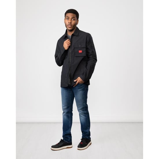 HUGO Emmond Mens Zip Overshirt - Image 4