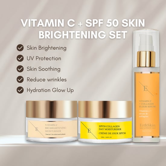VITAMINA C + COLÁGENO ELIXIR SÉRUM 60ML + Vitamina C Bio Brightening Hidratante 50ml +SPF 50 Colágeno Crema de Día 50ml - Image 3