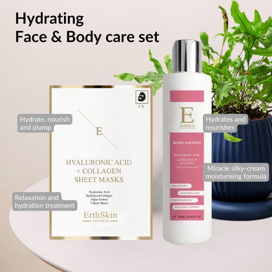 Loción Corporal Ácido Hialurónico + Colágeno 250ml + Mascarilla Ácido Hialurónico y Colágeno - 3 hojas - Image 3