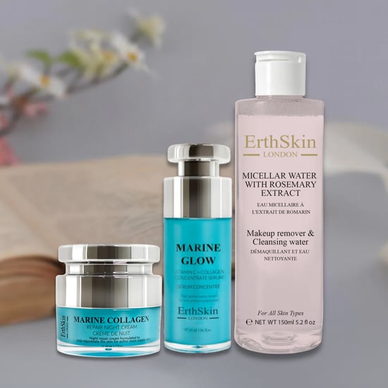 Agua micelar con extracto de romero 150ml+ Suero concentrado de colágeno y vitamina C Marine Glow 30ml+ Crema de noche con colágeno marino 50ml - Image 3