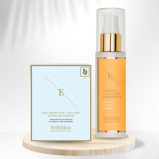 VITAMINA C + COLÁGENO ELIXIR SÉRUM 60ML + Ácido Hialurónico + Colágeno Hidrogel Contorno de Ojos 5 X 2 - Image 2
