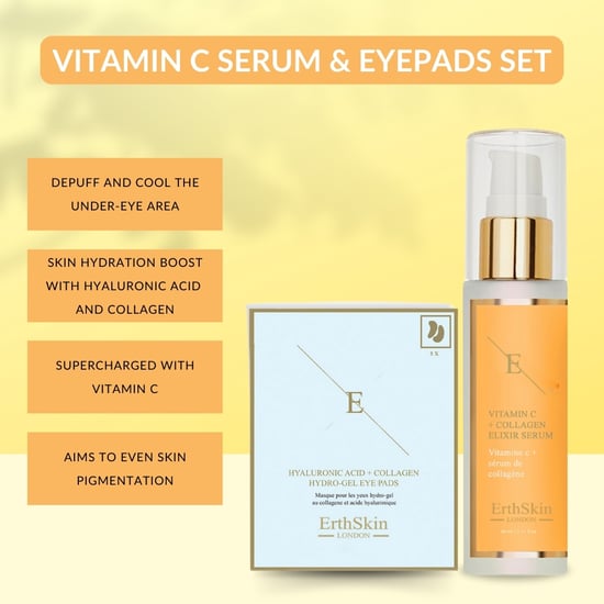 VITAMINA C + COLÁGENO ELIXIR SÉRUM 60ML + Ácido Hialurónico + Colágeno Hidrogel Contorno de Ojos 5 X 2 - Image 3