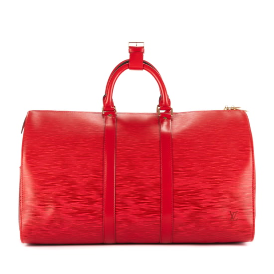 Louis Vuitton Keepall 45 en Rojo Piel de becerro - Image 4