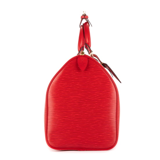 Louis Vuitton Keepall 45 en Rojo Piel de becerro - Image 5