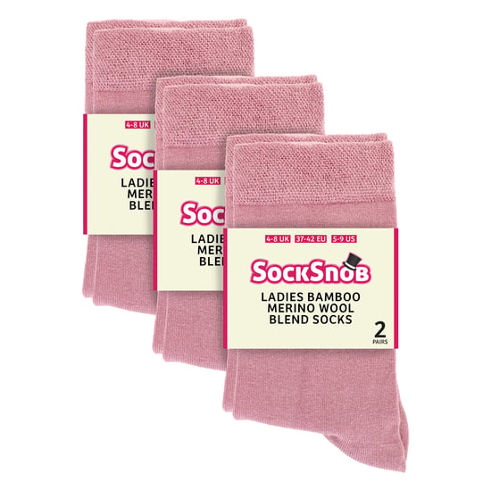 Pack de 6 calcetines de bambú y lana merina para mujer - Image 2