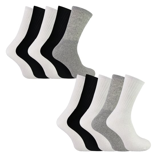 Mens 10 Pack Multipack Sport Socks | Breathable Cotton Running Socks - Image 3