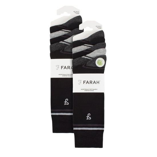 Paquete múltiple de 10 pares de calcetines de bambú brillante para hombre - Image 2