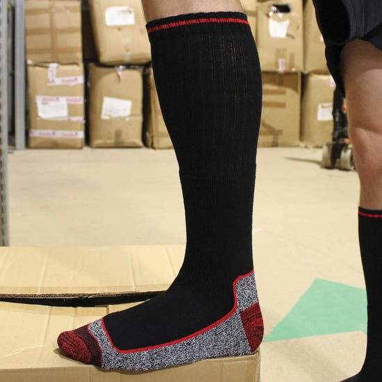 Calcetines de trabajo de bambú para hombre con puntera de acero | Anti sudor Heavy Duty - Image 5