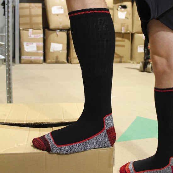 Calcetines de trabajo de bambú para hombre con puntera de acero | Anti sudor Heavy Duty - Image 5