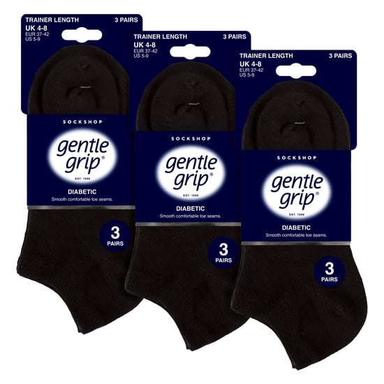 9 Pares Calcetines Diabéticos para Entrenamiento Pies Hinchados - Image 2