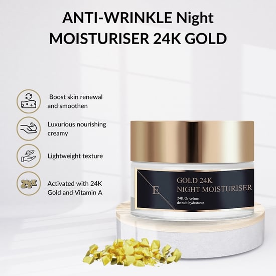 Hidratante de Noche Antiarrugas Oro 24k 50ml - Image 3