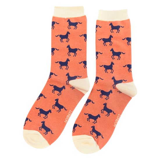 1 paquete de calcetines de bambú con estampado de animales para mujer - Image 4