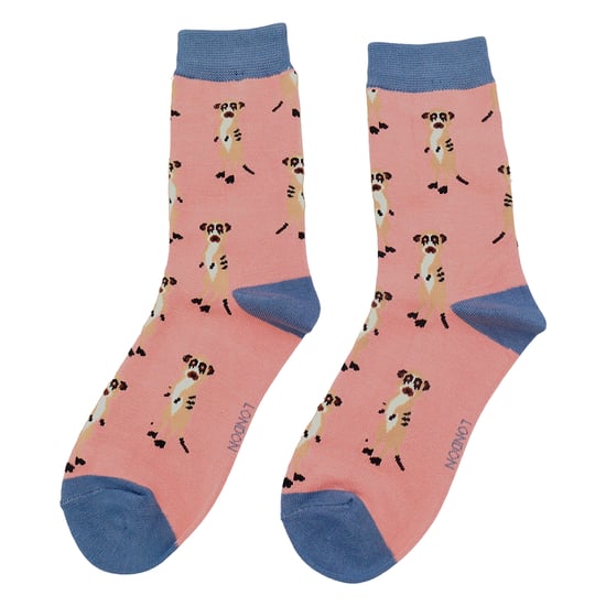 1 paquete de calcetines de bambú con estampado de animales para mujer - Image 4