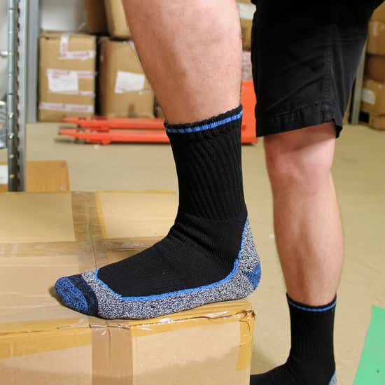 24 Pares Mens Multipack Calcetines de Trabajo de Bambú Suaves y Transpirables - Image 4