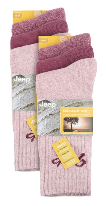 Pack de 6 Calcetines para botas de montaña de mujer | Calcetines de algodón para el aire libre - Image 2