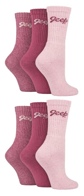 Pack de 6 Calcetines para botas de montaña de mujer | Calcetines de algodón para el aire libre - Image 3