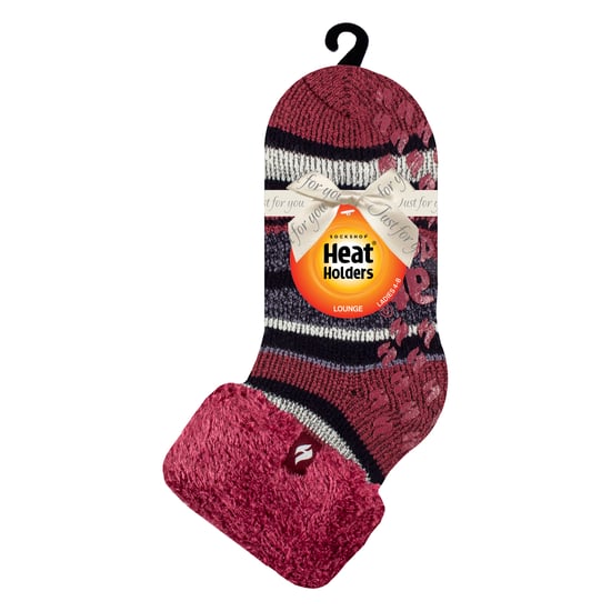 Calcetines de invierno de rayas suaves para mujer - Image 2