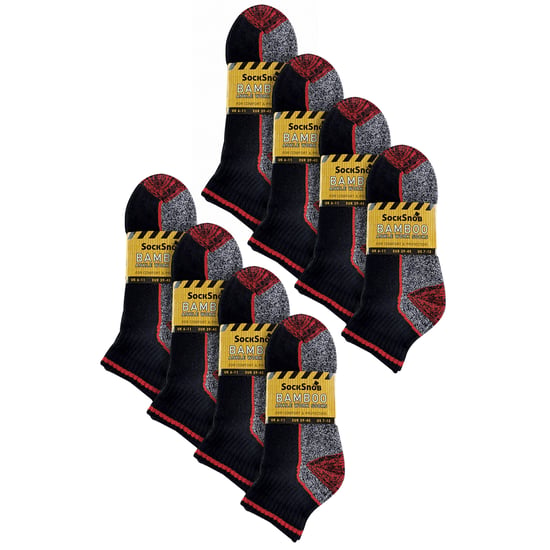 24 Pares Multipack Calcetines de Trabajo de Bambú Cortos y Transpirables para Hombre - Image 2