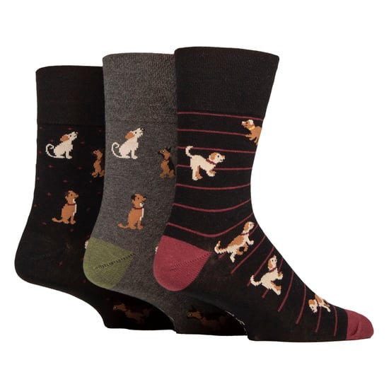 6 pares de calcetines para hombre NO ELÁSTICOS de algodón con dibujos novedosos - Image 3
