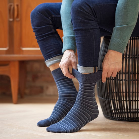 6 pares de calcetines para hombre NO ELÁSTICOS de algodón con dibujos novedosos - Image 4