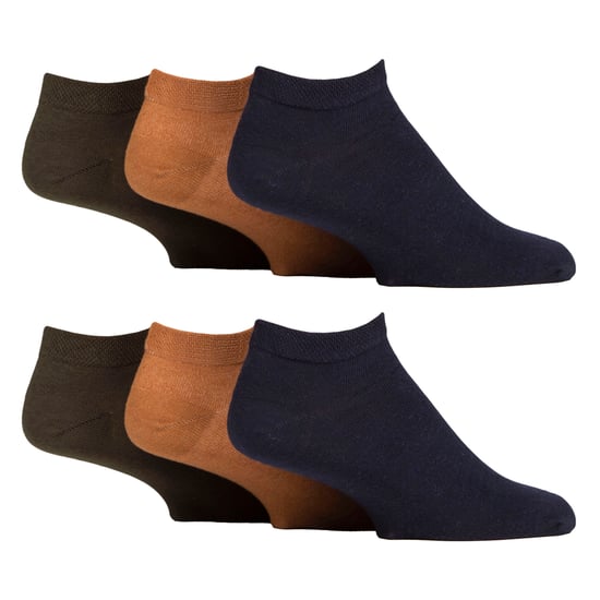 6 Pack Calcetines Diabéticos para Hombre | Loose Top Wide Ankle Socks - Image 1