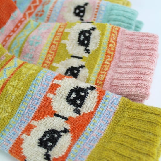 Pack de 12 calcetines de alpaca para mujer con dibujo de oveja - Image 3
