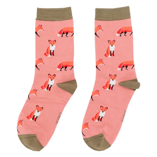 1 paquete de calcetines de bambú con estampado de animales para mujer - Image 4