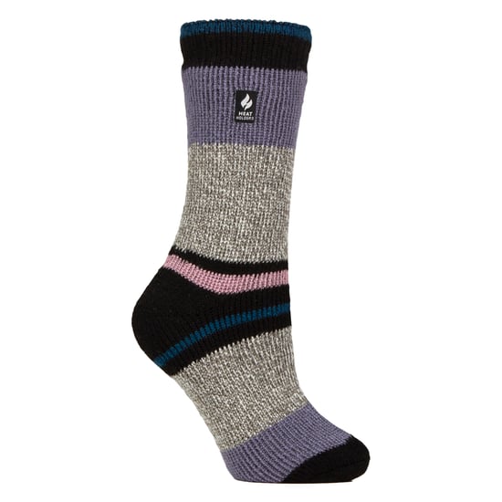 Calcetines térmicos de rayas para invierno, suaves y cálidos - Image 1